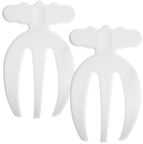 LABRIMP 2 Piezas Mezclador De Ensaladas Pinzas De Plástico para Ensalada Tenedores Reutilizables para y para Cocina y Picnic