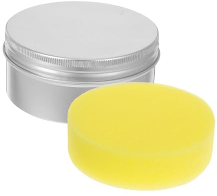 FONDOTIN Natural Beeswax Wood Furniture Polish Wax for Hardwood Floors and Redwood Cabinets Solid Wax Conditioner with Protective Nourishing Formula Easy Application Enhances Shine and