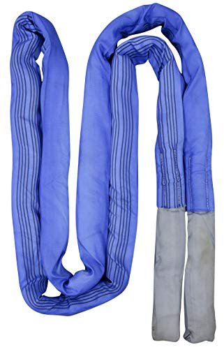 Kerbl Abschleppschlinge (L x B 6 m x 4 cm, Bruchlast 35000 kg, Farbe Blau, zum Schleppen von Fahrzeugen wie LKW usw.) 37708