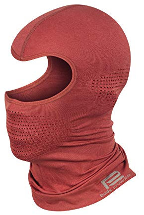 Prosske Sturmhaube Thermo MESH Damen Herren Kinder Mädchen Jungen Skihaube Balaclava (rot, M/L)