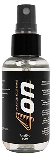 4on TotalDry Spray - Antiperspirant för händerna. Icke-klibbig och neutral spray för att minska handsvett och maximera greppet. Lämplig för alla idrottare och sporter