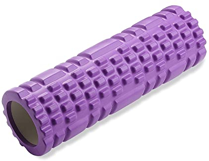 LTLCLZ 30Cm Sport Fitness Foam Roller Eva Für Rückenmassage Roller Blok Übungen Physiotherapie Soft Yoga Block Pilates Home Gym,Lila
