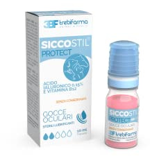 SICCOSTIL Protect – 3BF – sterile und schmierende Augentropfen – Hyaluronsäure 0,15 % und Vitamin B12 – 10 ml – Trebifarma