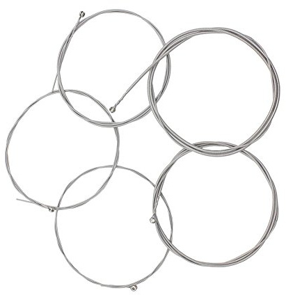 AMZLORD Set di corde for basso elettrico Corde for chitarre in acciaio inossidabile a 5 corde