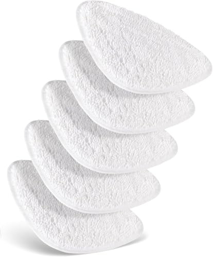 BONBELONG 5 Pack Steam Mop Replacement Pads Compatible with Vileda Steam Mop Head Replacement, Mop Head Replacement,Fine Microfibers - Cloths for Vileda Steam Replacement Cover Durable Washable