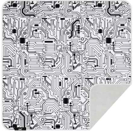 JJC 50cm 2in1 Selbstklebende Einschlagtuch Reinigungstuch Kamera, Anti-Scratch Schutzhülle Kamerabeutel Lens Wrap Brillenputztuch für Kamera Objektiv Laptop Telefon iPad und mehr