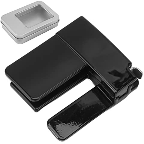 Boucle à Clip Rétractable Pour Pantalon, Boucle à Clip De Ceinture Multifonction Durable, Boucle Sans Fil Pour Tendeur De Taille De Pantalon Pour la Vie Quotidienne Avec Boîte En Fer(noir)