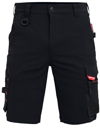 WORK IDEA Herren Slim-Fit Stretch Arbeitsshorts Strapazierfähige Eleganz für höchsten