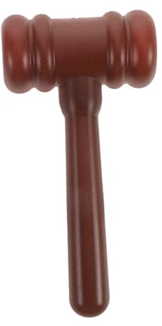 WOONEKY Solid Plastic Mallet Boys and Girls Judge Hammer Toy Gavel Toys Lawyer Decor Role Play Hammer