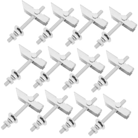 Cabilock Lot De 12 Vis D'Avion Clips Orchidées Écrous À Oreilles Pour Cloisons Sèches Ancrages De Support Pour Cloisons Sèches Ancrages De Montage Au Plafond Ancrages De