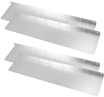 NUOBESTY 4pièces Lot De Protections Anti-éclaboussures Pour Gouttières De Toit Déflecteur De Pluie Pour Toit De Gouttière Aluminium