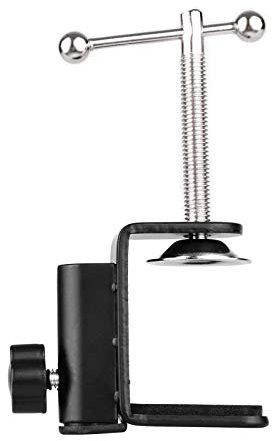 ZJchao Subgadora de Montaje de Mesa, Clamp Soporte Micrófono Desk Metal Clamp Montaje para la Suspensión Micrófono Boom Spite Soport Stander para la Suspensión Boom
