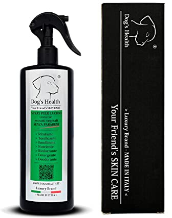 Spray Pelo Lucido per Cani 250ml con Olio di Neem e Aloe – Balsamo Naturale Senza Risciacquo, Profumazione Delicata e Azione Antiparassitaria – Districante Naturale per un Pelo Morbido e Brillante