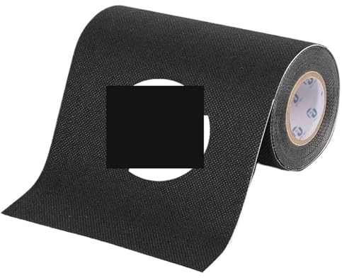 ZYFHYU Bande de Couture pour Gazon Synthétique Ruban adhésif Haute viscosité for réparation de Gazon Artificiel, for Tapis Jardin, pelouse, Simulation Connexion(Black Single,100mmx3.0m)