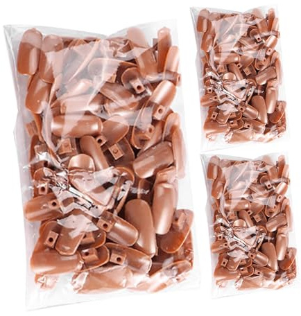 LIFKOME Faux Ongles 300 Pièces en Plastique 300 pour Entraînement Manucure Facile à Utiliser Surface Lisse Pratique pour Entraînement pour Étudiants et Artistes en Salon