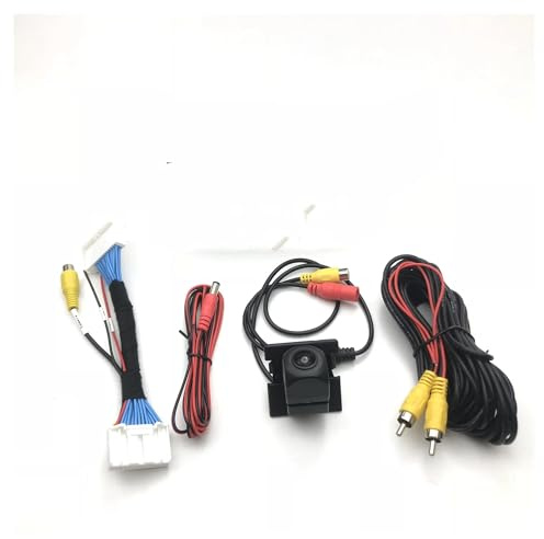 Per Mazda 2 Per Demio DJ Per Hatch 2015~2025 Auto Fish Eye Videocamera Vista Posteriore Lavoro Stereo Backup Parcheggio In Retromarcia Adattatore Auto Telecamera Retromarcia(CAM with Adapter)