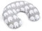Cover Breast Feeding Pillow Baby Nursing Maternity Pregnancy Breastfeeding Cushion - Cover ONLY (Elephants Grey)