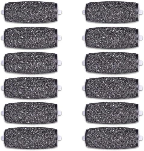 Extra Grob Mineral Ersatzrollen Kompatibel mit Velvet Smooth Hornhautentferner Nachfüll-Rollen mit Diamantpartikeln