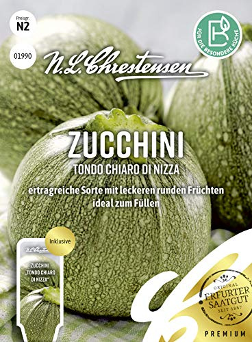 Zucchini Tondo chiaro di Nizza Samen, Saatgut