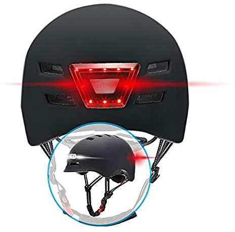 Beeper - BEEPER cykelhjälm, skoter med fram- och bakljus ME135 (svart, M)
