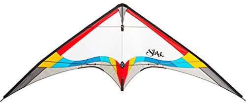 HQ Design - Shade Lenkdrachen Zweileiner Flugdrachen Leichtwind Trickser Beginner-Fortgeschritten Binnenland, ab 14 Jahren, 92x215cm, Dyneemaschnüre 25-50kp empf. (Nicht inkl.), 1-4 Bft