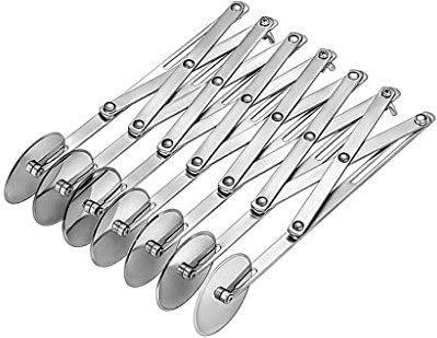QINGGANGLING999 Pizza Slicer Pizza Roller Knife Kitchen Household Pizza Baking Cutter Noodle Cutter 3/5/7 Round Pizza Cutter Cake Slicer (Size : S7)