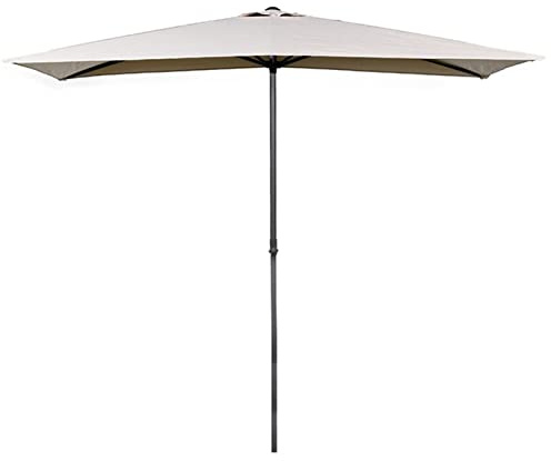 DSKJHI Balcony Parasol Adjustable Height Small Half Sun Shades for Garden Parasol 2.5x1.3M Outdoor Patio Market Table Wall Umbrella (Color : White+without base)