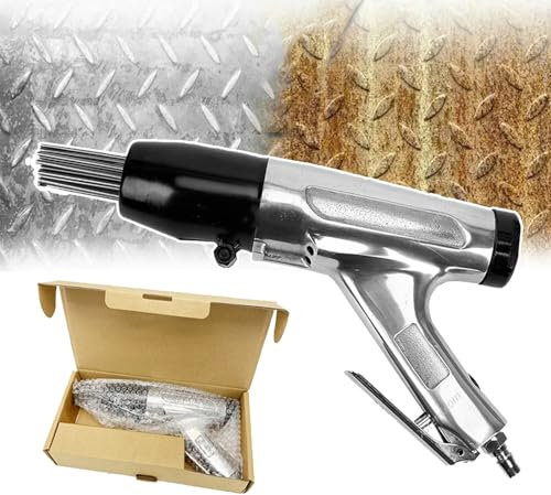 Escalador De Aguja NeumáTico, Pistola De DesoxidacióN De Aguja De Cincel De Chorro NeumáTico De Aire JEX-28, Herramienta De Desbarbado De EliminacióN De CorrosióN De Escoria De Pintura De óXido