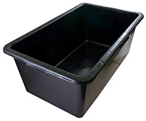 2x Handelskönig Mörtelwanne 80 Liter Mörtelkübel Wanne Kübel 78 x 49 x 29 cm Mörteleimer Mörtel Putz Wanne Baueimer Mörtelkasten
