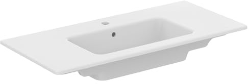 Ideal Standard Eurovit+ Lavabo de salle de bain 100 cm, 1 trou pour robinet, T531701, blanc
