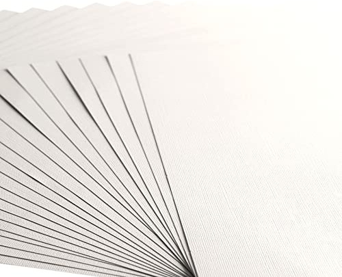 Florence Cardstock Kartong Elfenben - Hantverkspapper A4 - för Korttillverkning 100x - Scrapbook Papper för Pappershantverk, Inbjudningar och Vykort - Pyssel Struktur
