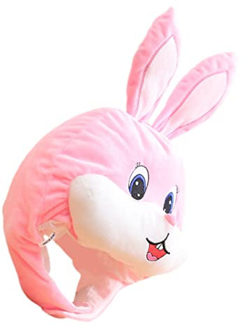 HOMOCONO Hasenohren Hut Für Erwachsene Plüsch Kaninchen Mütze Mit Verstellbarem Design Für Partys Und Fotos Süßes Cosplay Accessoire Für Ostern Feste