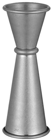 CHFYIJYHM Jigger da Cocktail da Bar in Acciaio Inossidabile, Misura da Bar Jigger da Cocktail, for mixologia da Bar di casa(Vintage 1oz 2oz)