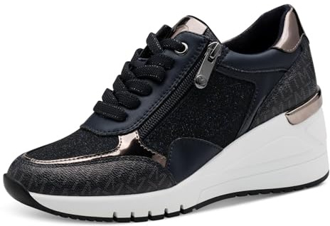 Marco Tozzi Donna 2-23723-41 Sneaker, Navy Comb, 42 EU, Blu Navy, 42 EU