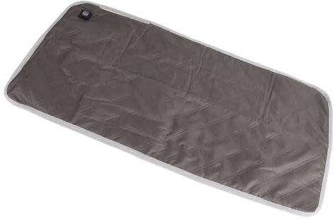 Brrnoo Beheizbares Sitzkissen 45x90cm, Tragbares Heizkissen mit Graphen-Material, Schnelle Heizung, Überhitzungsschutz, ideal für Home Office, Camping und Outdoor (Schwarz)