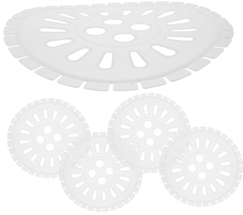 FOYTOKI 5 Láminas Deshidratadoras para Lavadora de 25 Cm, Accesorios Reutilizables de Plástico Resistentes y Flexibles, Ideales para Eliminar Exceso de Agua en Ropa en Ciclo de Secado