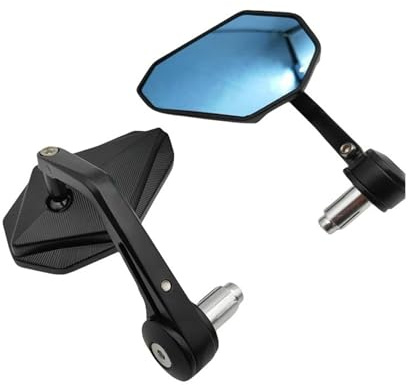 zhaichuhuozuiduo 17–22 Mm Lenkerendenspiegel Für Motorrad, Aluminiumlegierung, Universell Einsetzbar Für SV 400 650 250NK Hor&net CBR