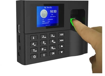 Sistema de gestión asistencia y control tiempo empleados con huella dactilar biométrica IP Reloj Máquina registro entrada