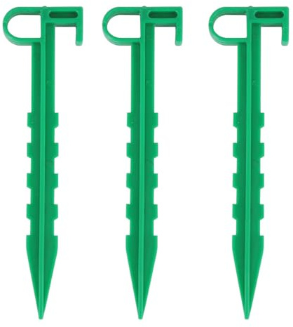 SEWACC 20 Stück Teiliges Kunststoff Zeltheringe Robust Stabile Erdanker Zeltnägel für Camping Garten Pavillon Befestigung Outdoor Zubehör