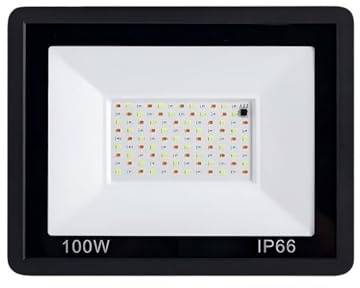 LED per esterni Illuminazione for esterni con riflettore for proiettori a LED Rgb Ip66 Lampade for faretti Rgb impermeabili Illuminazione paesaggistica(180-265V_100W)