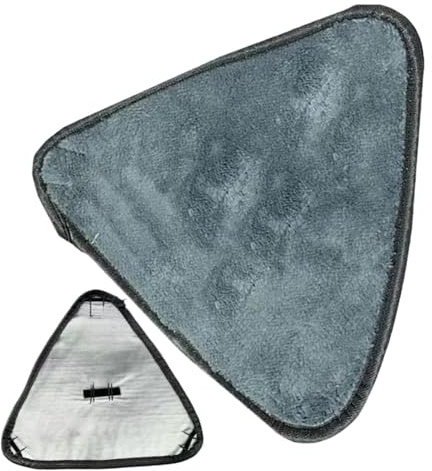 Paños de Limpieza Reutilizables | 10 Recambios de Paño Triangular para Barrer,Repuesto para Mopa de Limpieza Fácil | para Suelos de Madera, Parquet, Baño, Cocina, Salón, Dormitorio,