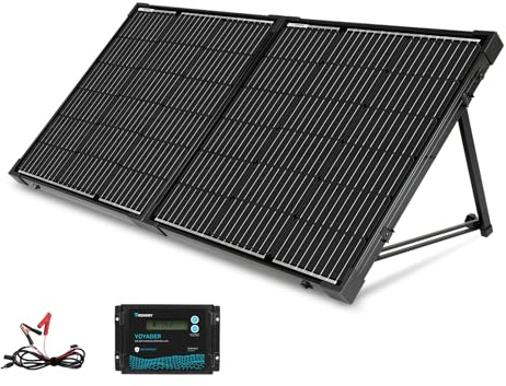 Renogy 100W 12V Mono Solarkoffer Wasserdicht 20A Solarregler LCD für Wohnmobil Camper Boot