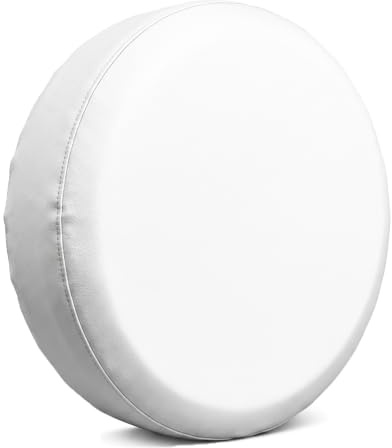 Comily Plus+ 16 pollici PVC Copriruota universale per ruota di scorta 30-31.2(75-78cm) di diametro-Bianca