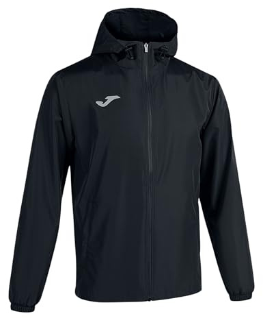 Joma 102235.100.M Giacca Impermeabile, Elite VIII, Nero