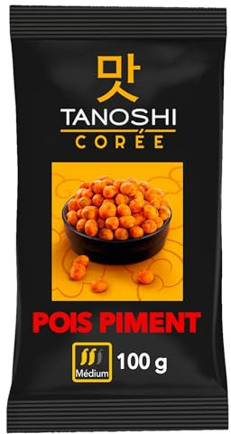TANOSHI - Guisantes de chile - Aperitivo coreano - 100 g | Libre de glutamato