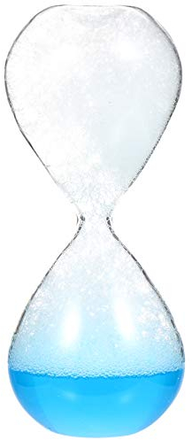 HEMOTON Glas-Sanduhr - Dekorativer Timer Mit Blasen-Design Praktisch Für Küchenaktivitäten Und Kinderbelohnungssysteme Robustes Glas Und Langanhaltende Leistung