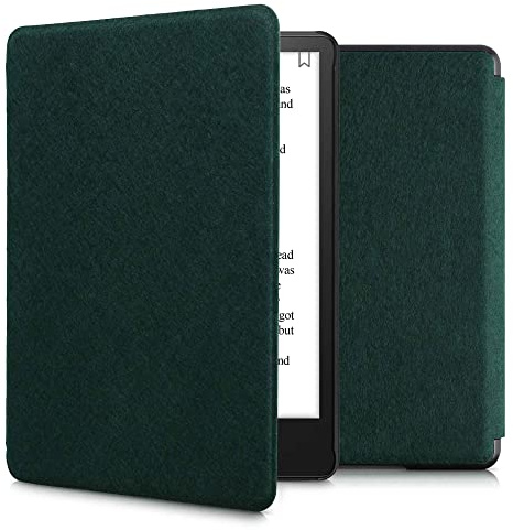 kwmobile Hülle kompatibel mit Amazon Kindle Paperwhite 11. Generation 2021 - Filz Stoff eReader Schutzhülle Cover Case - Petrol