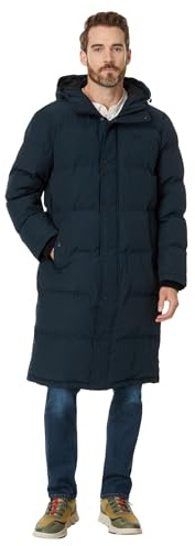 Levi's Men's Arctic Cloth Extra Long Parka, Navy, Large
