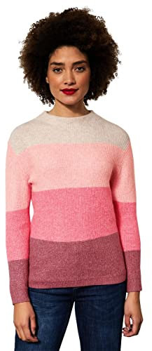 STREET ONE Damen A302181 Strickpullover, Winter Rose Melange, 44