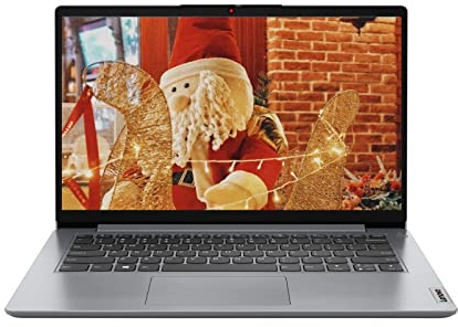 Lenovo IdeaPad 1i 14 Zoll HD (1366 x 768) Anti-Glare LCD, Intel Celeron N4020 Dual Core bis zu 1.1 GHz, 4 GB RAM, 64 eMMC, Bluetooth 5, WLAN, Windows 11S, Cloud Grey, EAT Mouse Pad
